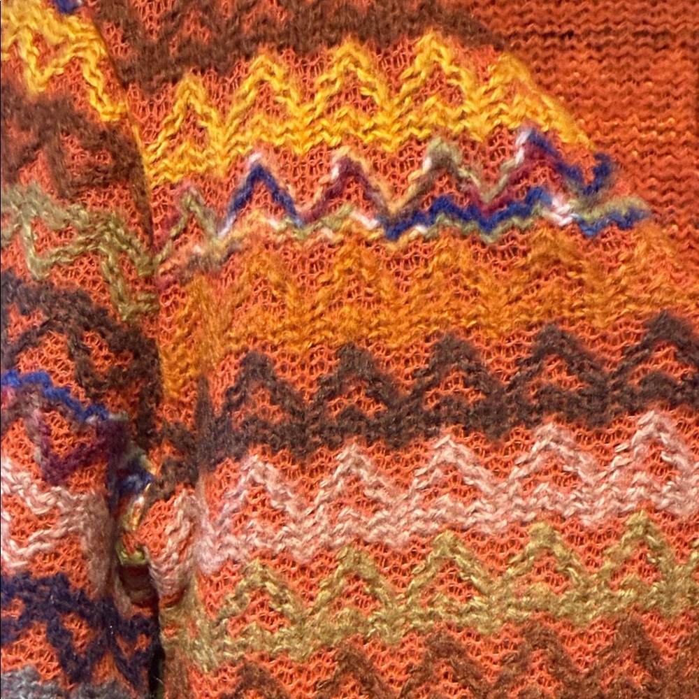 Vintage Forever 21 90’s Zigzag Knit Sweater - Picture 3 of 4